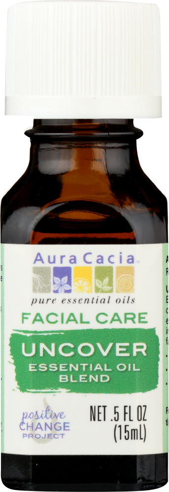 AURA CACIA: Essential Oil Facial Uncover, 0.5 oz Image