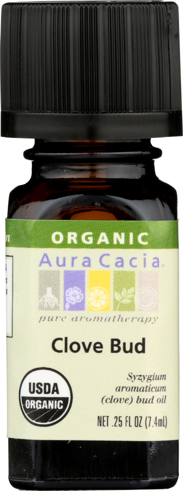 AURA CACIA: Organic Clove Bud Essential Oil, 0.25 oz Image