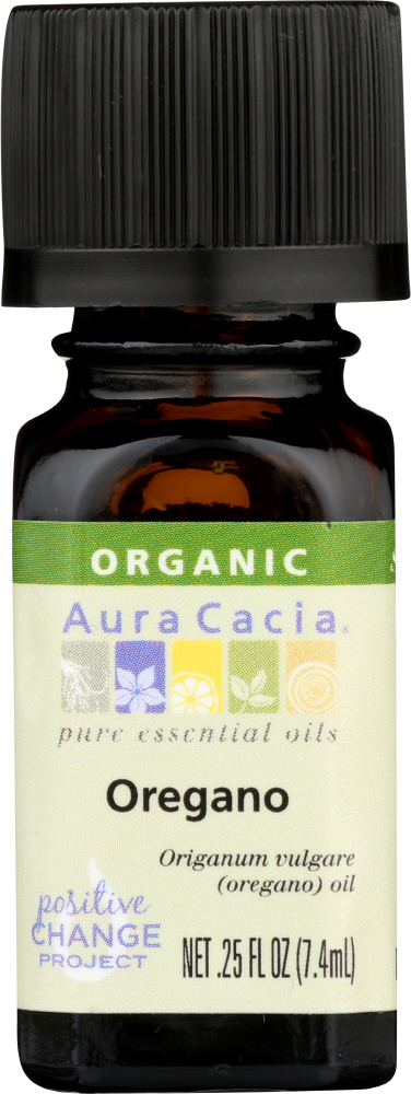 AURA CACIA: Organic Oregano Essential Oil, 0.25 oz Image