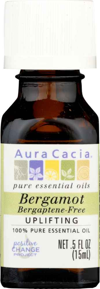 AURA CACIA: 100% Pure Essential Oil Bergamot, 0.5 Oz Image