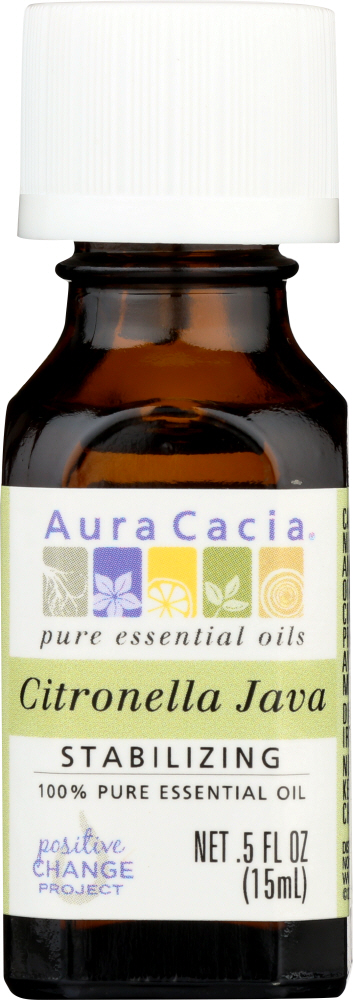 AURA CACIA: 100% Pure Essential Oil Citronella Java, 0.5 Oz Image