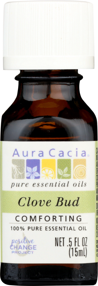 AURA CACIA: 100% Pure Essential Oil Clove Bud, 0.5 Oz Image