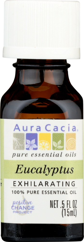 AURA CACIA: 100% Pure Essential Oil Eucalyptus, 0.5 Oz Image