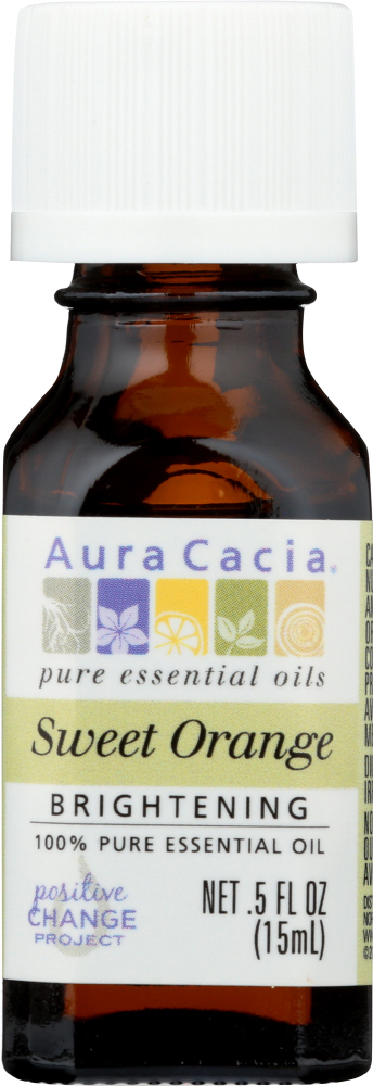 AURA CACIA: 100% Pure Essential Oil Sweet Orange, 0.5 Oz Image