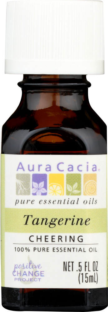 AURA CACIA: Essential Oil Tangerine, 0.5 oz Image