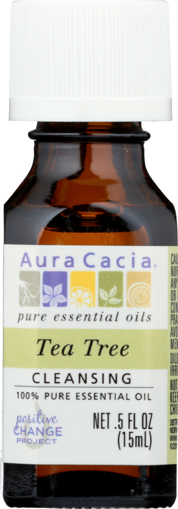AURA CACIA: 100% Pure Essential Oil Tea Tree, 0.5 Oz Image
