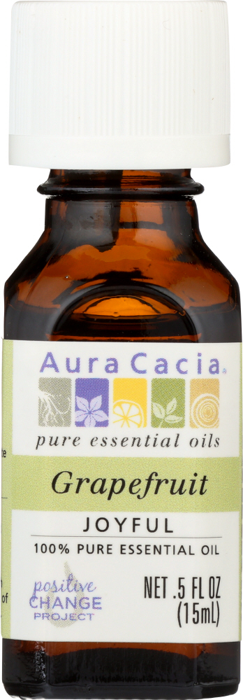 AURA CACIA: 100% Pure Essential Oil Grapefruit, 0.5 Oz Image