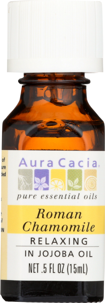 AURA CACIA:  Precious Essential Oil Roman Chamomile, 0.5 oz Image