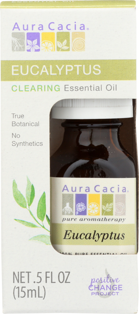 AURA CACIA: Oil Essential Eucalyptus Boxed, 0.5 oz Image