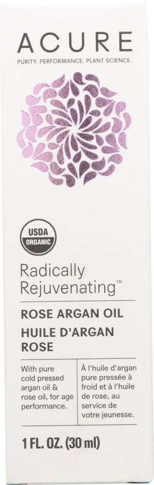 ACURE: Organic Radically Rejuvenating Rose Argan Oil, 1 fl oz Image