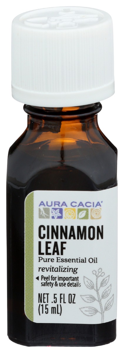 AURA CACIA: Cinnamon Leaf Essential Oil, 0.5 oz Image