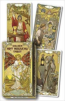 Golden Art Nouveau tarot Image
