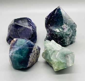 ~7# Flat of Fluorite, polished top Image