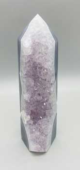 2.0# Amethyst obelisk W Druse on front Image