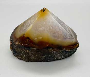 Agate top polished point Image