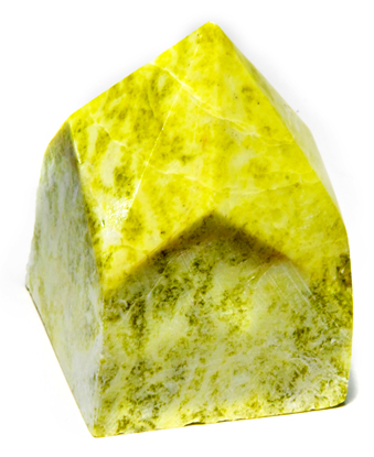 Yellow Jade top polished point Image