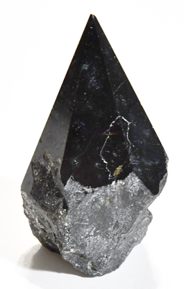 Black Tourmaline top polished point Image