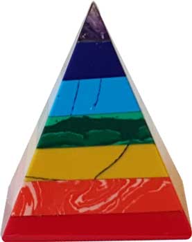 25-30mm 7 Chakra pyramid Image