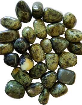 1 lb Asterite Serpentine tumbled stones Image