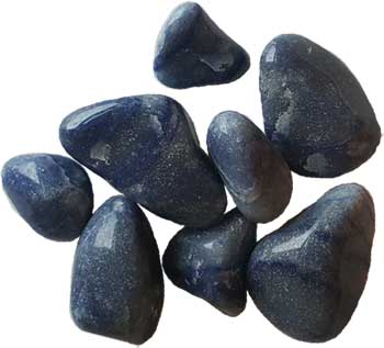 1 lb Blue Aventurine tumbled stones Image