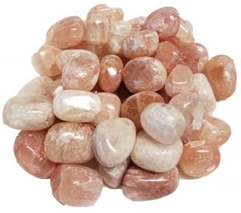 1 lb Red Calcite tumbled stones Image