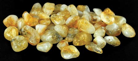 1 lb tumbled Citrine stones Image