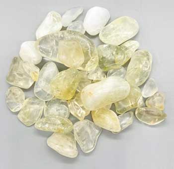 1 lb tumbled Citrine, Opalized stones Image