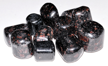 1 lb Garnet in Boitite tumbled stones Image