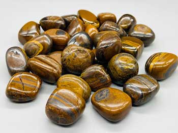 1 lb Jasper, Tiger tumbled stones Image