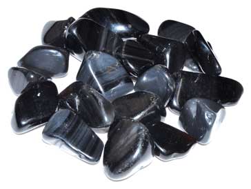 1 lb Obsidian, Rainbow tumbled stones Image