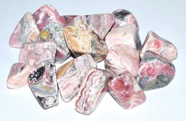 1 lb Rhodochrosite tumbled stones Image