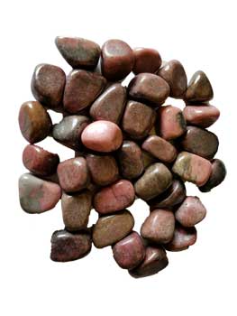 1 lb Rhodonite tumbled stones Image