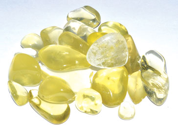 1 lb Topaz, Lemon tumbled stones Image