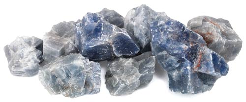 1 lb Blue Calcite untumbled stones Image