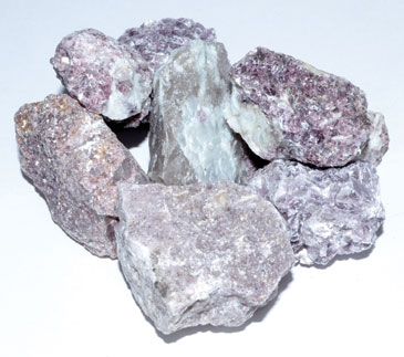 1 lb Lepidolite untumbled stones Image