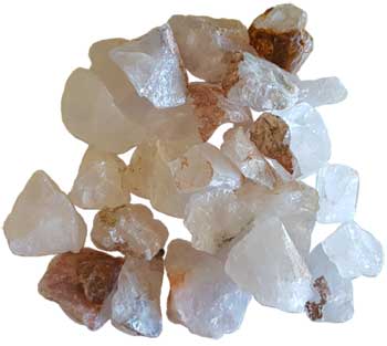 1 lb Quartz untumbled stones Image